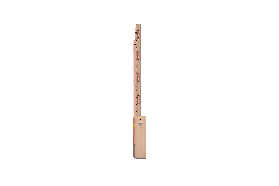 Smart Vertical Pivot Gate Champagne Gold